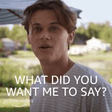 What Did You Want Me To Say Conrad GIF - What Did You Want Me To Say Conrad The Summer I Turned Pretty GIFs