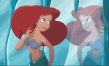 The Little Mermaid Red Mermaid GIF - The Little Mermaid Mermaid Red Mermaid GIFs