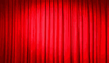 curtain open waving