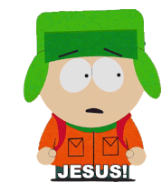 Jesus Kyle Sticker - Jesus Kyle South Park Stickers