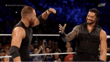 Roman Reigns Dean Ambrose GIF - Roman Reigns Dean Ambrose Amb Reigns GIFs