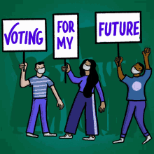 Voting For My Future Future GIF - Voting For My Future Future Better Future GIFs
