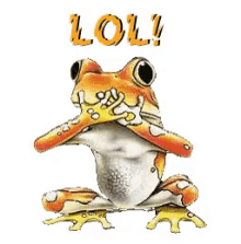 Lol Frog GIF - Lol Frog Cartoon GIFs