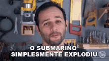 O Submarino Simplesmente Explodiu Ibere Thenorio GIF - O Submarino Simplesmente Explodiu Ibere Thenorio Manual Do Mundo GIFs