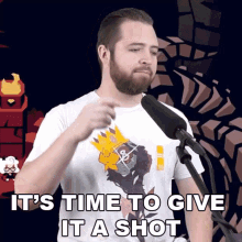 Its Time To Give It A Shot Bricky GIF - Its Time To Give It A Shot Bricky You Have To Try It GIFs