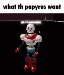 What The Papyrus Want Papaya GIF - What The Papyrus Want Papaya What Th Papyrus Want GIFs