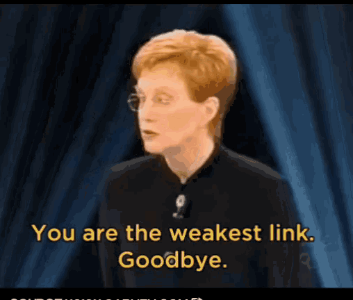 You Are The Weakest Link Goodbye Gif GIFs | Tenor