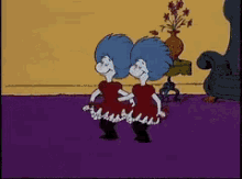 Thing 1 Und 2 GIF - Thing1 Thing2 Doctor Seuss GIFs