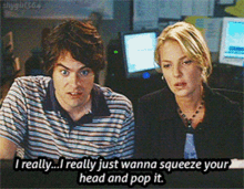 Knocked Up Alison Scott GIF - Knocked Up Alison Scott I Really Just Wanna Squeeze Your Head GIFs