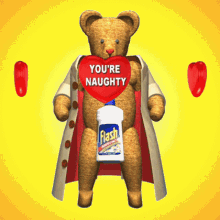 Youre Naughty Flasher GIF - Youre Naughty Flasher Teddy Bear GIFs