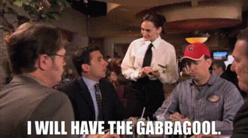 the office gabagool send it back