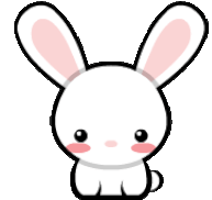 Bunny Cute Sticker - Bunny Cute Cute Bunny Stickers