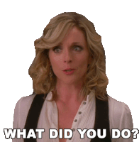 What Did You Do Jenna Maroney Sticker - What Did You Do Jenna Maroney Jane Krakowski Stickers