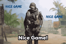 Nice Game Ghost Codm GIF - Nice Game Nice G Ghost Codm GIFs