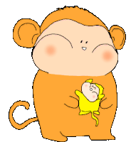 Featured image of post Baby Monkey Hug Gif