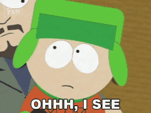 Oh I See Kyle Broflovski GIF - Oh I See Kyle Broflovski South Park GIFs