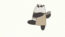 Urso Pintando Panda Bear GIF - Urso Pintando Panda Bear Ursos Sem Curso GIFs