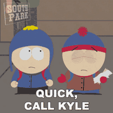 Quick Call Kyle Stan Marsh GIF - Quick Call Kyle Stan Marsh South Park GIFs