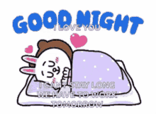 Good Night Cony And Brown GIF - Good Night Cony And Brown Sleeping GIFs