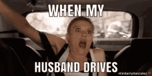 Husband Driving Crazy Driving GIF - Husband Driving Crazy Driving Speeding Away GIFs