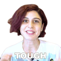 Tough Scherezade Shroff Sticker - Tough Scherezade Shroff Hard Stickers