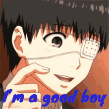 kaneki im a good boy im good boy kaneki anime good boy