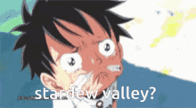 Luffy Stardew Valley GIF - Luffy Stardew Valley Stardew GIFs