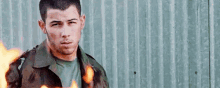 Nick Jonas Bruiting GIF - Nick Jonas Bruiting Flames GIFs