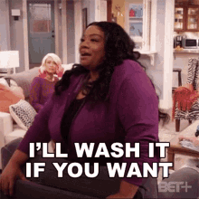 Ill Wash It If You Want Patricia Carson GIF - Ill Wash It If You Want Patricia Carson The Ms Pat Show GIFs