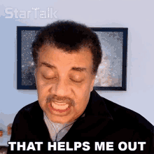 That Helps Me Out Neil Degrasse Tyson GIF - That Helps Me Out Neil Degrasse Tyson Startalk GIFs