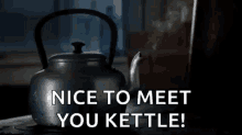 Nice To Meet You Kettle Boiling GIF - Nice To Meet You Kettle Kettle Boiling GIFs
