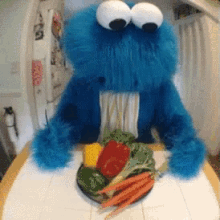 Eatinghealthy Cookie Monster GIF - Eatinghealthy Cookie Monster Hates GIFs