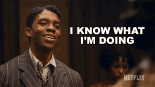 I Know What Im Doing Leeve GIF - I Know What Im Doing Leeve Chadwick Boseman GIFs