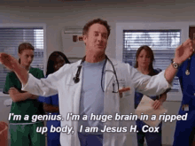 Scrubs Dr Perry Cox GIF - Scrubs Dr Perry Cox Genius GIFs