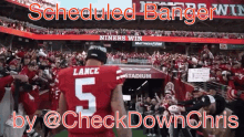 Trey Lance Checkdownchris GIF - Trey Lance Checkdownchris GIFs