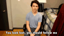 Lead The Way Into Ur Pants GIF - Pick Up Lines You Look Lost Follow Me GIFs