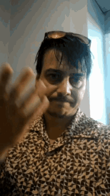 Guy In Polo Shirt Hand GIF - Guy In Polo Shirt Hand Gesture GIFs