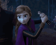 Anna Frozen GIF - Anna Frozen Lightsaber GIFs