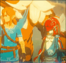 Mipha Link GIF - Mipha Link Zelda GIFs