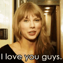 I Love You Guys GIF - I Love Yu Guys Taylor Swift GIFs