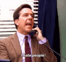 Hate I Hate People GIF - Hate I Hate People The Office GIFs