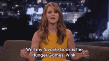 J-law On Her Mother Breaking The News About Katniss. GIF - Jenniferlawrence Jimmykimmel Hungergames GIFs