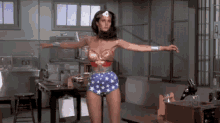 Twirling Wonder Woman GIF - Wonder Woman Twirling Spin GIFs