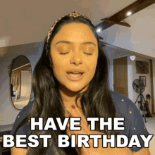 Have The Best Birthday Afshan Azad GIF - Have The Best Birthday Afshan Azad Cameo GIFs