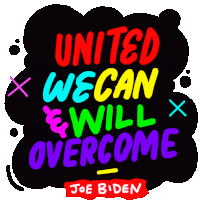 United We Can And Will Overcome Unity Sticker - United We Can And Will Overcome Overcome United Stickers