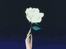 Rose Anime GIF - Rose Anime White GIFs