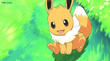Pokemon Eevee GIF - Pokemon Eevee Jump GIFs