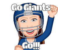 Go Giants Go New York Sticker - Go Giants Go New York Giants Stickers