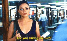 Are You Asking Me Out Mila Kunis GIF - Are You Asking Me Out Mila Kunis Friends With Benefits GIFs