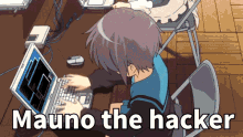 Mauno The Hacker Anime GIF - Mauno The Hacker Anime Computer GIFs